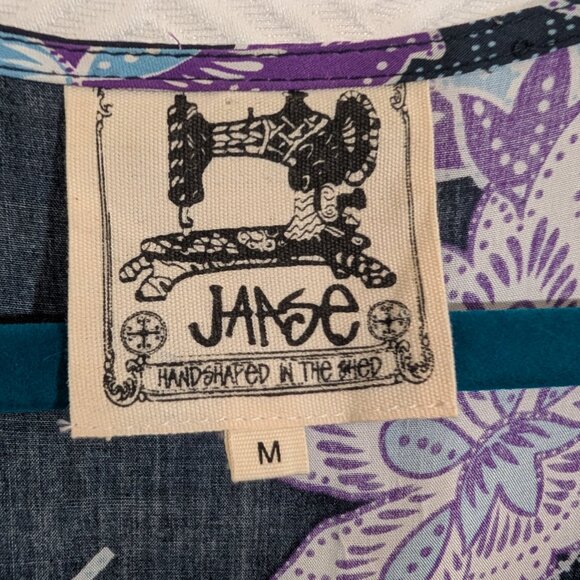 JAASE Purple Haze Maxi Dress Wrap Boho Flowy size Medium - Picture 4 of 15